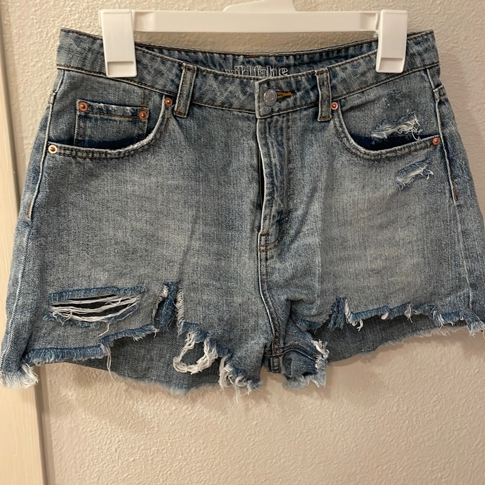 Wild fable denim shorts 6 worn once
